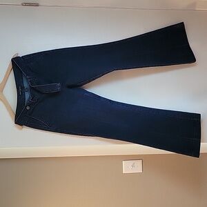 Banana Republic Factory, trouser, flare leg, dark blue, women's size 29.